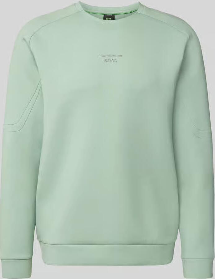 BOSS Green Regular fit sweatshirt van Katoenmix Model 'SW_PS SPIRIT70 CN' - Foto 2