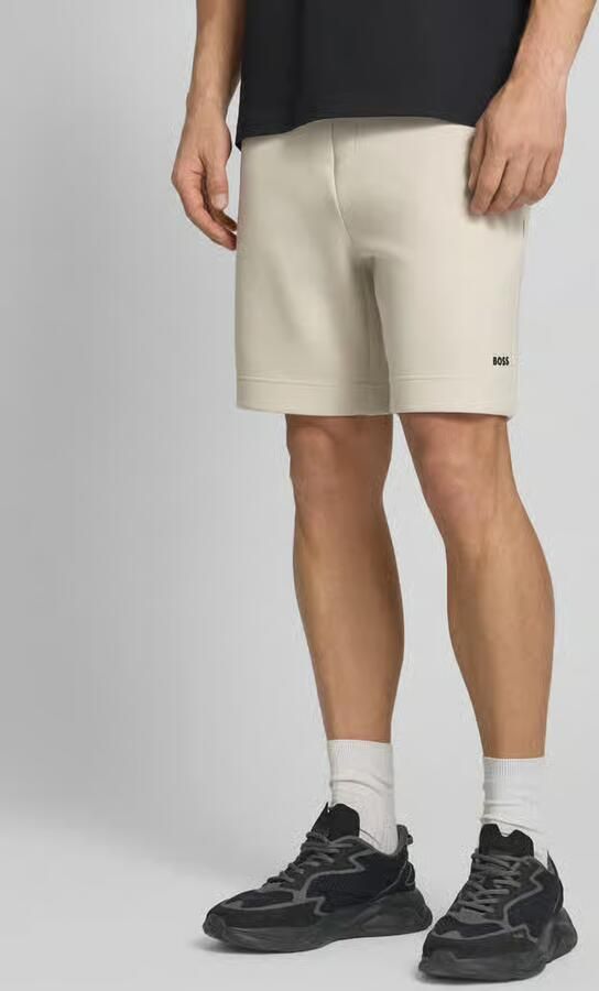 BOSS Green regular fit sweatshorts van katoenmix model 'JT_GLOBE' - Foto 3