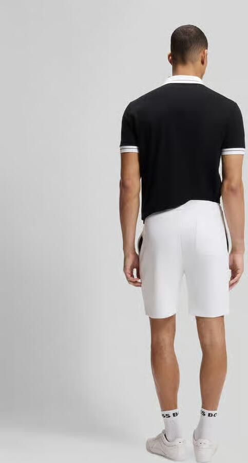 BOSS Green regular fit sweatshorts van katoenmix model 'JT_JOIN HEADLO' - Foto 3