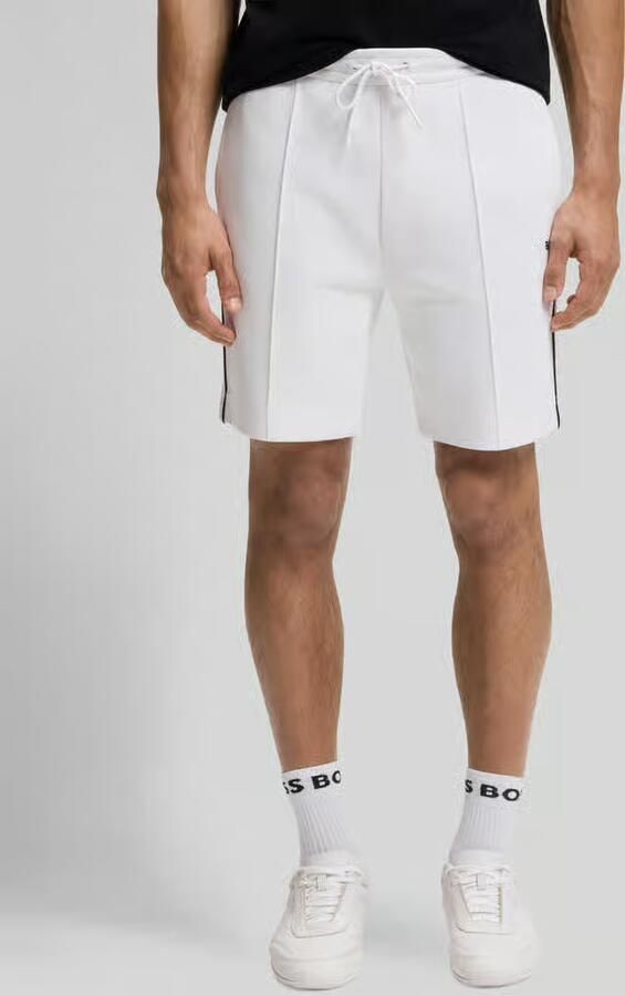 BOSS Green regular fit sweatshorts van katoenmix model 'JT_JOIN HEADLO' - Foto 2