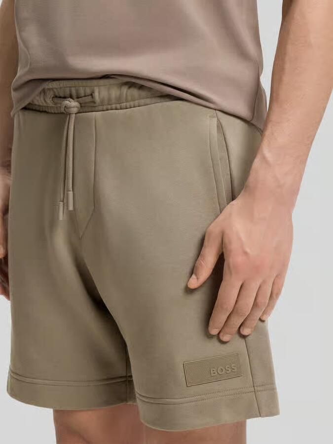 BOSS Green regular fit sweatshorts van katoenmix model 'JT_SHORTS'