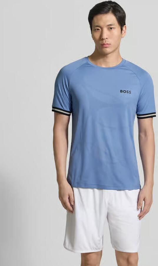 BOSS Green regular fit T-shirt met labelprint model 'TOC SERVE 2' - Foto 3
