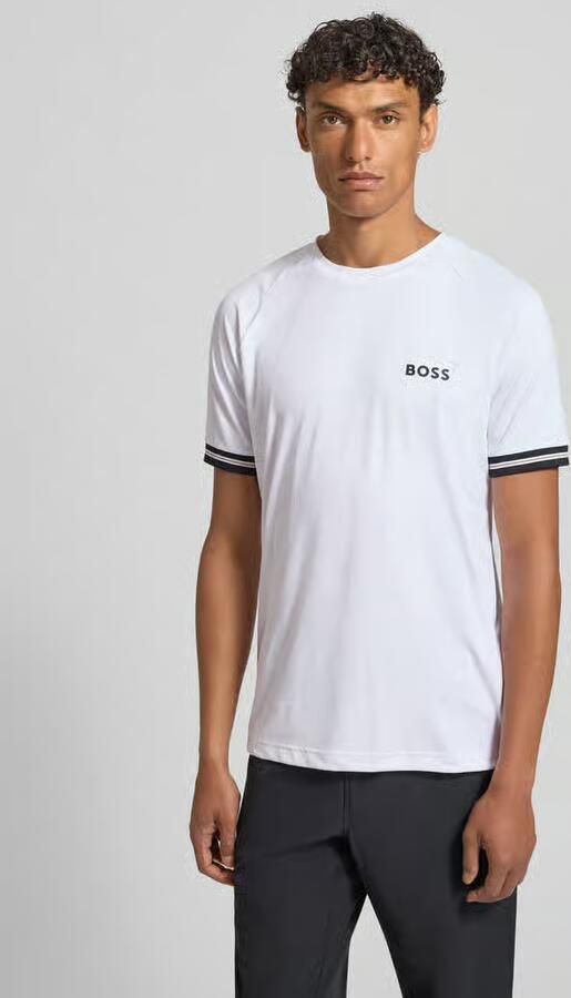 BOSS Green regular fit T-shirt met labelprint model 'TOC SERVE 2' - Foto 3