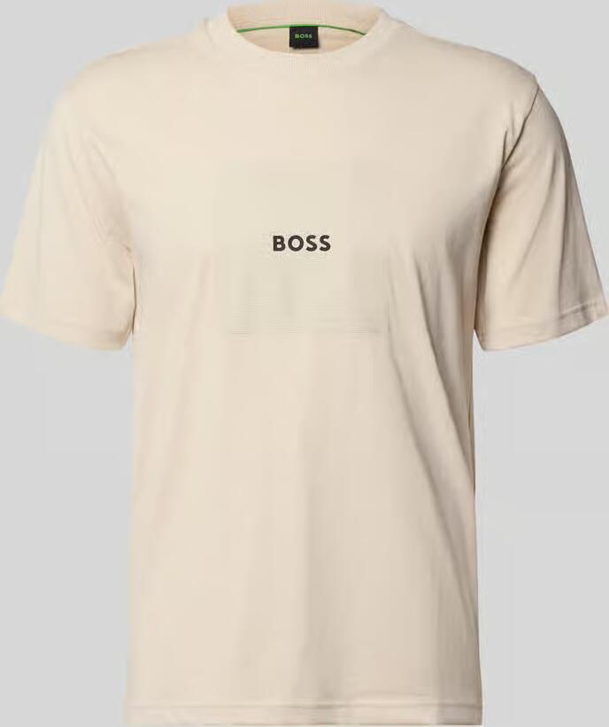 BOSS Green regular fit T-shirt met logoprint