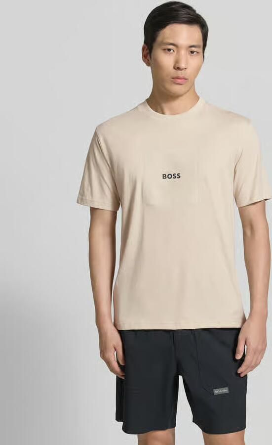 BOSS Green regular fit T-shirt met logoprint - Foto 2