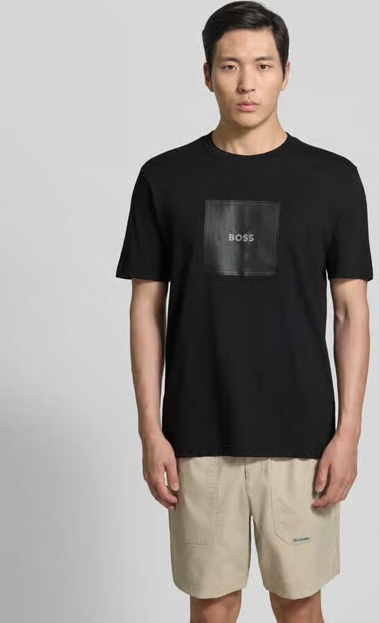 Boss Polo Shirt Lange Mouw Tee Logo Rib 10270342 01 50538096 - Foto 2
