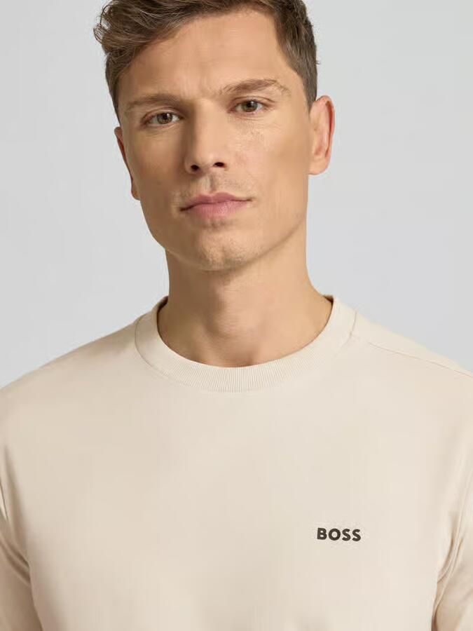 BOSS Green Regular fit T-shirt van katoenmix - Foto 2