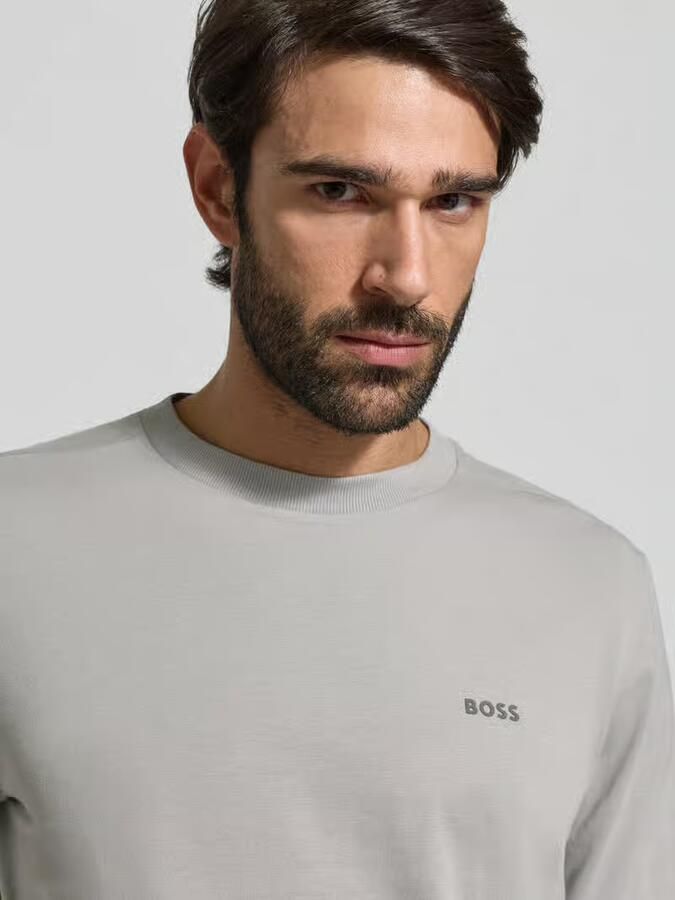 BOSS Green Regular fit T-shirt van katoenmix - Foto 2