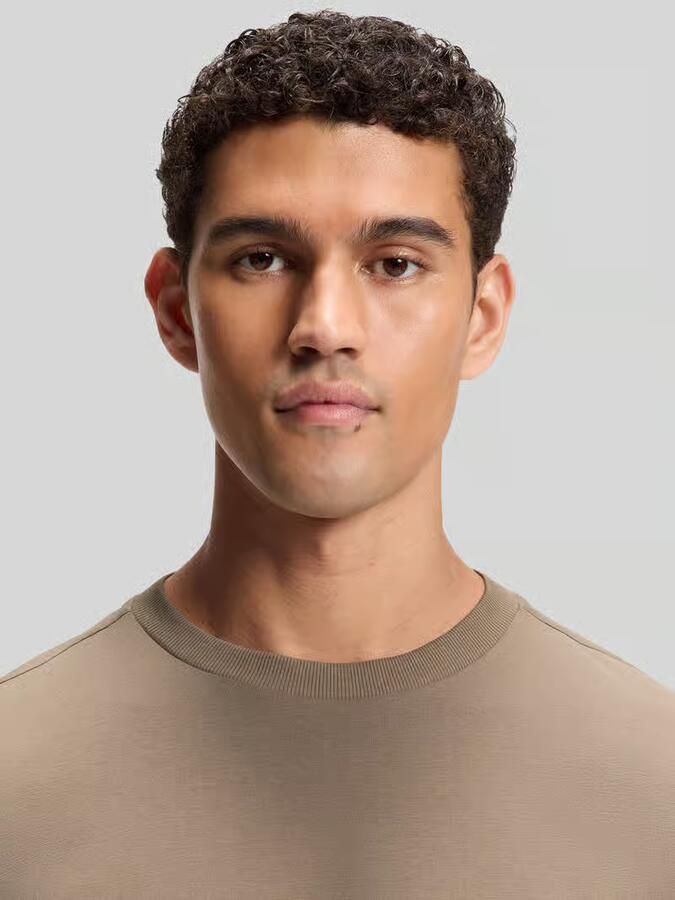 BOSS Green Regular fit T-shirt van katoenmix model 'TEE' - Foto 8