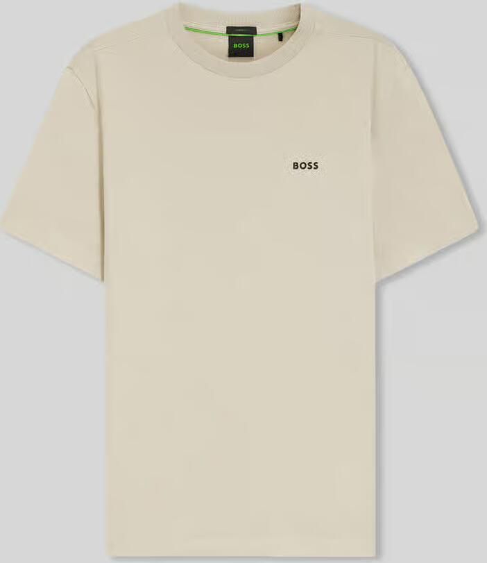 BOSS Green regular fit T-shirt van katoenmix - Foto 8