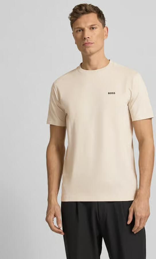 BOSS Green Regular fit T-shirt van katoenmix - Foto 9