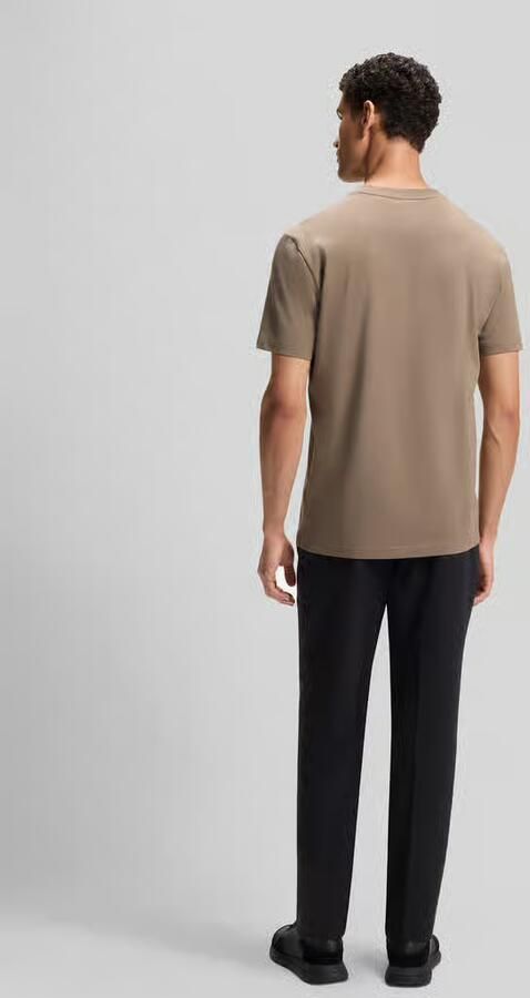 BOSS Green Regular fit T-shirt van katoenmix model 'TEE' - Foto 9
