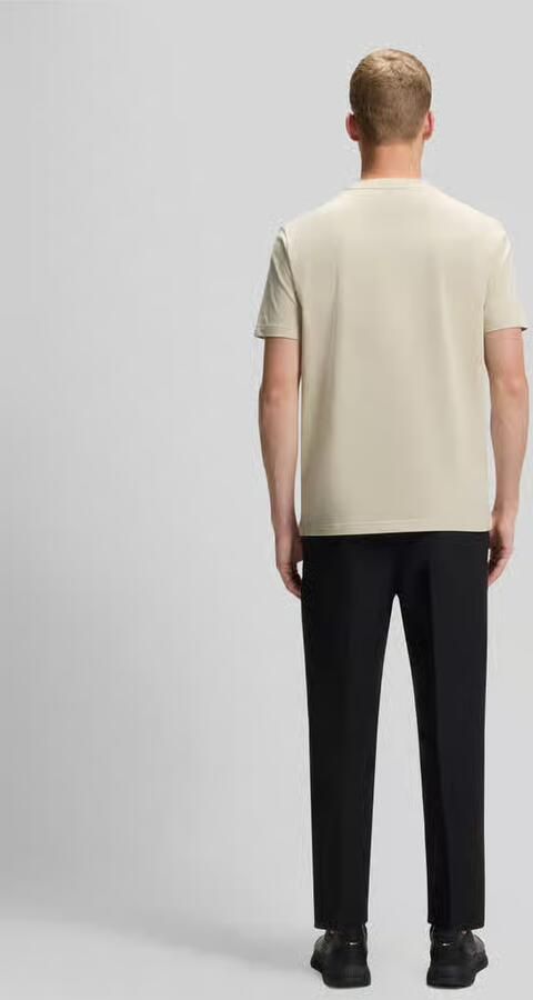 BOSS Green Regular fit T-shirt van katoenmix - Foto 10