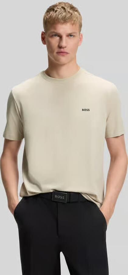 BOSS Green Regular fit T-shirt van katoenmix - Foto 11
