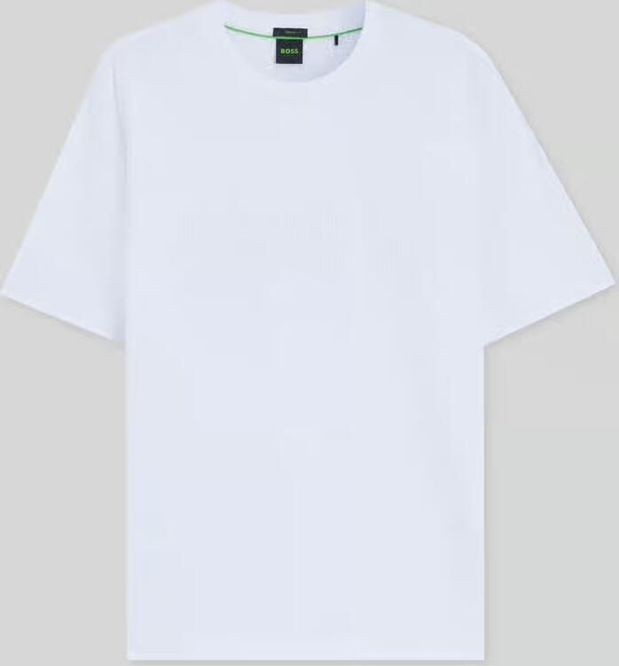 BOSS Green Regular fit t-shirt van katoenmix
