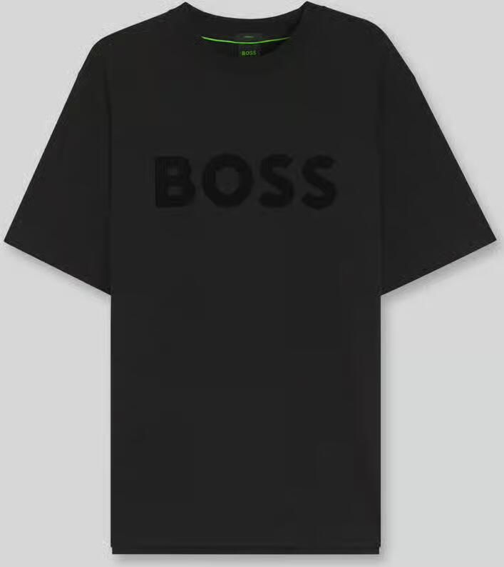 BOSS Green Regular fit t-shirt van katoenmix
