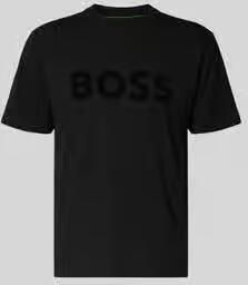 BOSS Green Regular fit T-shirt van katoenmix model 'ICONIC'