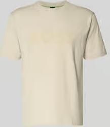 BOSS Green Regular fit T-shirt van katoenmix model 'ICONIC'