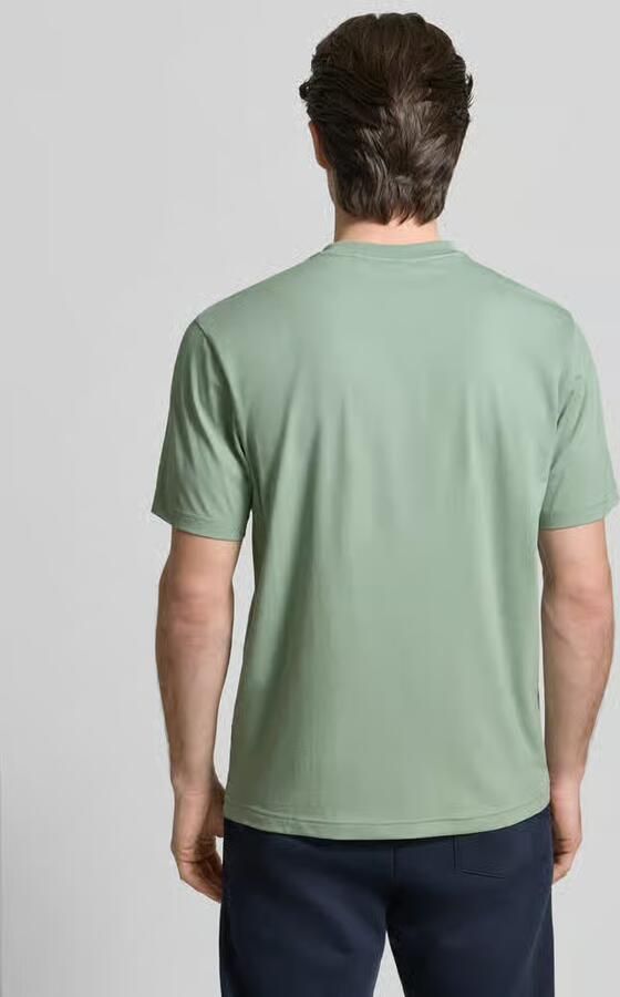 BOSS Green Regular fit T-shirt van katoenmix model 'ICONIC'