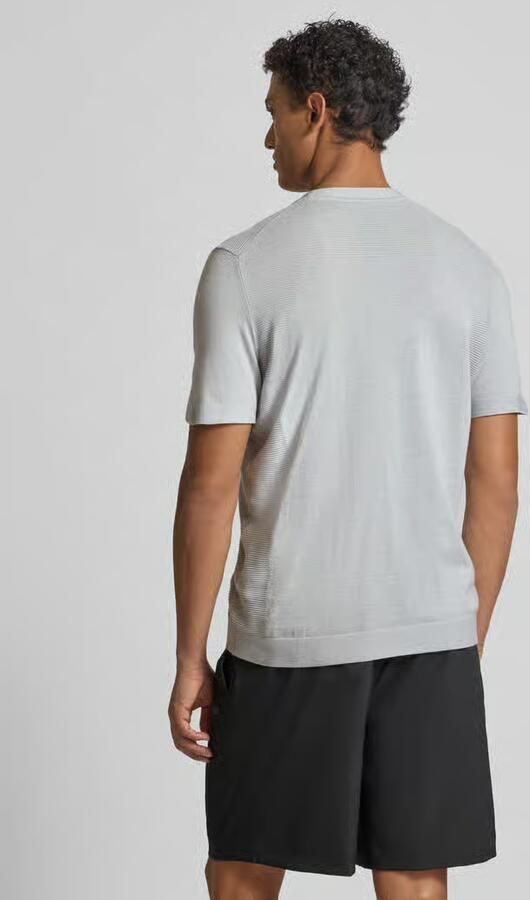 BOSS Green Regular fit T-shirt van katoenmix model 'MOMENTUM'