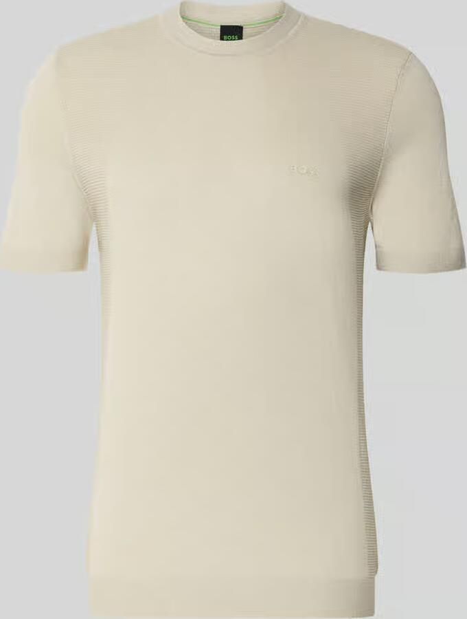BOSS Green regular fit t-shirt van katoenmix model 'MOMENTUM-LITE' - Foto 2