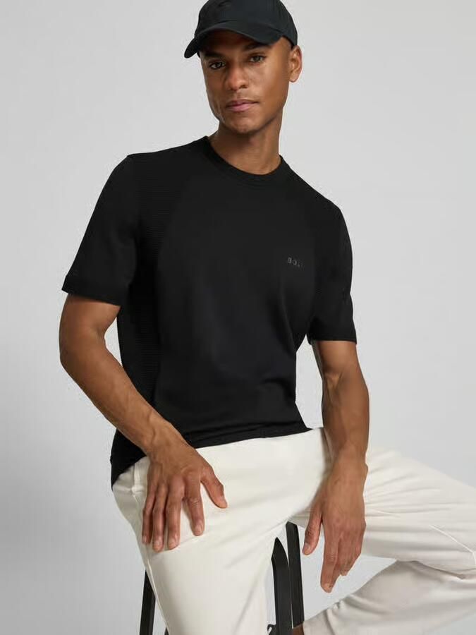 BOSS Green regular fit t-shirt van katoenmix model 'MOMENTUM-LITE'