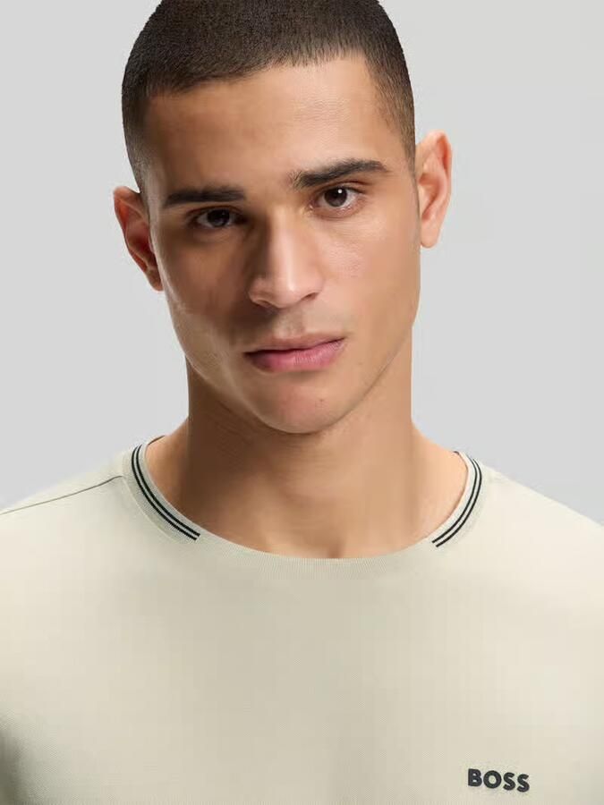 BOSS Green regular fit T-shirt van katoenmix model 'TAUL '