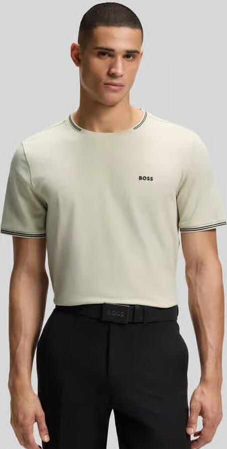 BOSS Green regular fit T-shirt van katoenmix model 'TAUL ' - Foto 2