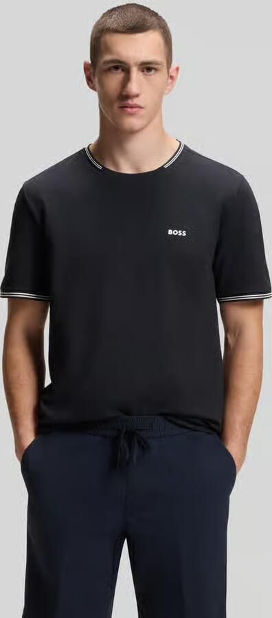 BOSS GREEN T-shirt Taul van zacht stretch-katoen-piqué regular fit - Foto 10
