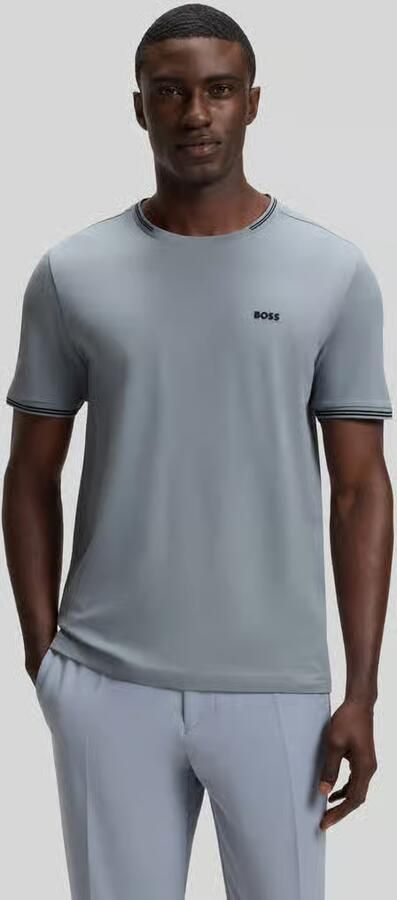 BOSS GREEN T-shirt Taul van zacht stretch-katoen-piqué regular fit - Foto 9