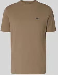 BOSS Green Regular fit T-shirt van katoenmix model 'TEE' - Foto 6