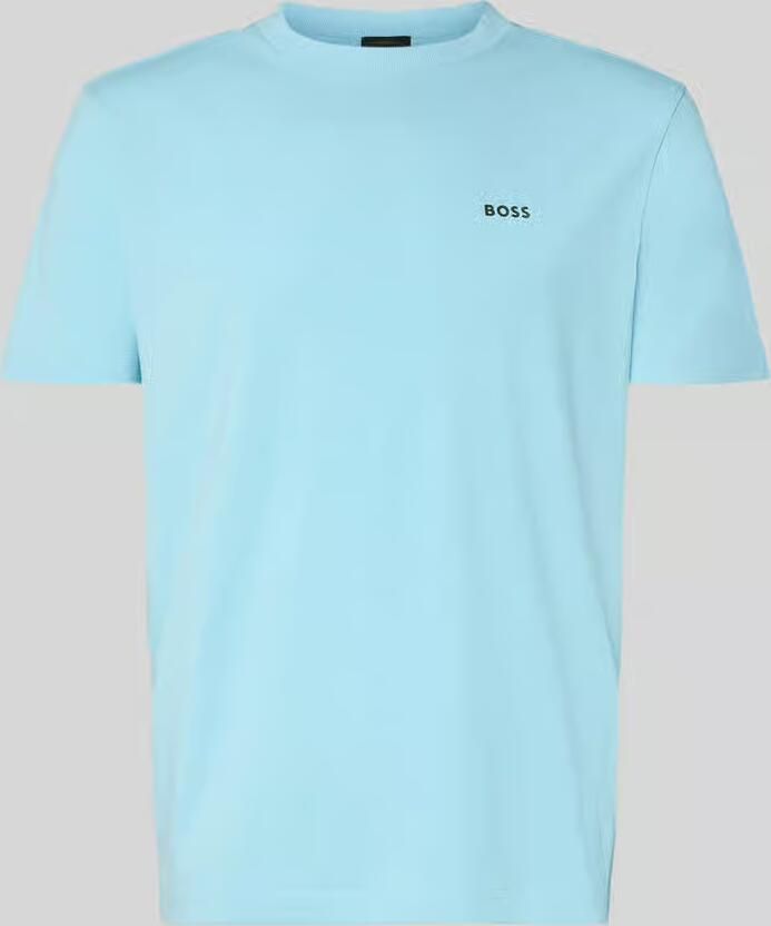 BOSS Green Regular fit T-shirt van katoenmix model 'TEE' - Foto 2
