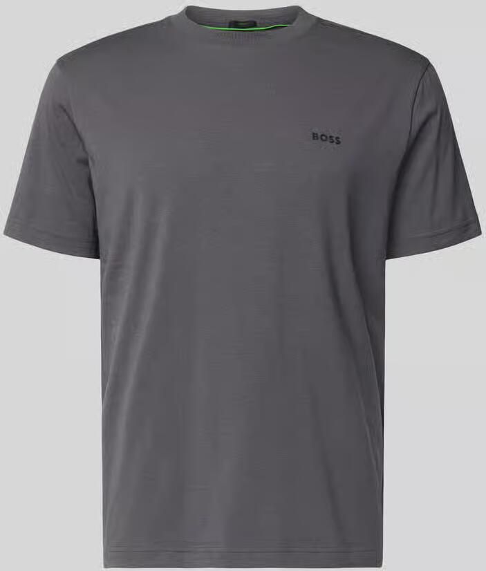 BOSS Green Regular fit T-shirt van katoenmix model 'TEE' - Foto 5