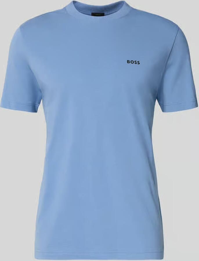 BOSS Green Regular fit T-shirt van katoenmix model 'TEE' - Foto 2