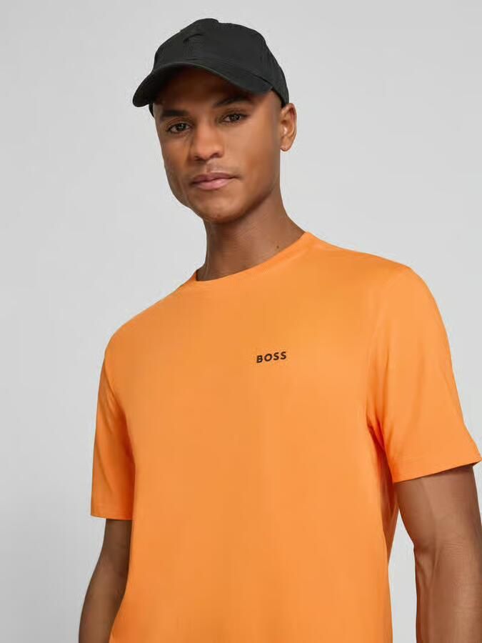 BOSS Green Regular fit T-shirt van katoenmix model 'TEE'
