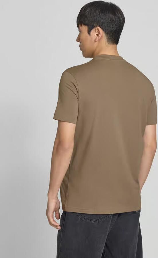 BOSS Green Regular fit T-shirt van katoenmix model 'TEE' - Foto 8