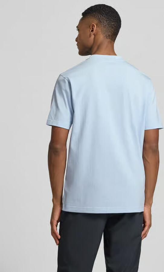 BOSS Green regular fit T-shirt van katoenmix model 'TS_GLOBE LOGOPATTERN' - Foto 2
