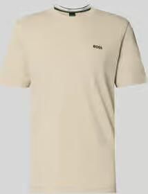 BOSS Green regular fit T-shirt van katoenpiqué model 'TS_PIQUE'