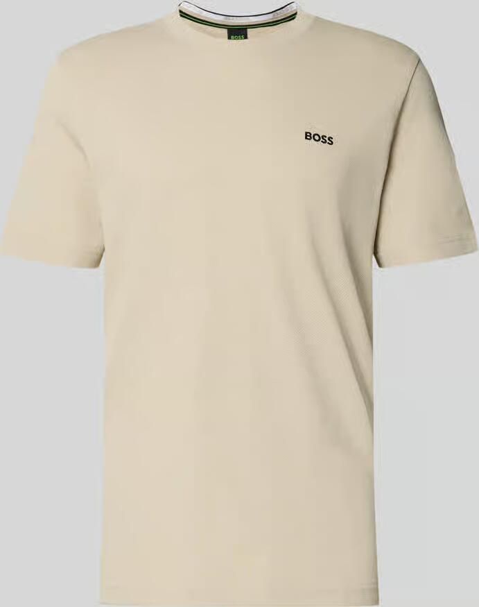 BOSS Green regular fit T-shirt van katoenpiqué model 'TS_PIQUE' - Foto 2