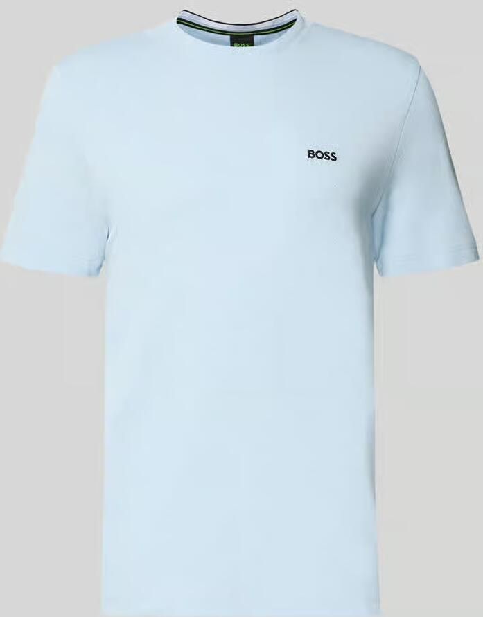 BOSS Green regular fit T-shirt van katoenpiqué model 'TS_PIQUE' - Foto 2