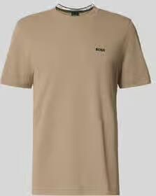 BOSS Green regular fit T-shirt van katoenpiqué model 'TS_PIQUE'