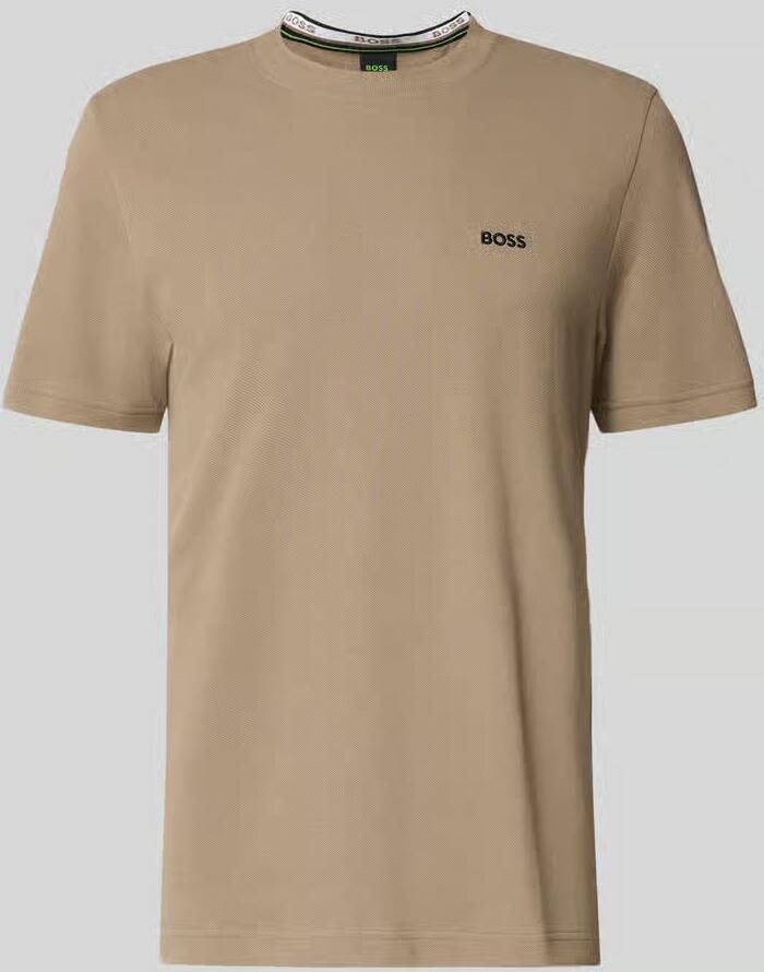 BOSS Green regular fit T-shirt van katoenpiqué model 'TS_PIQUE' - Foto 2