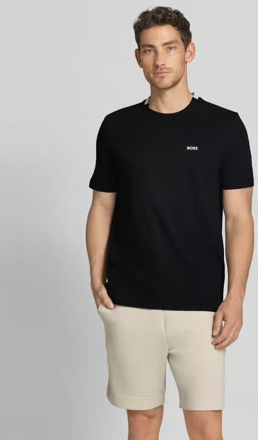BOSS Green regular fit T-shirt van katoenpiqué model 'TS_PIQUE' - Foto 3