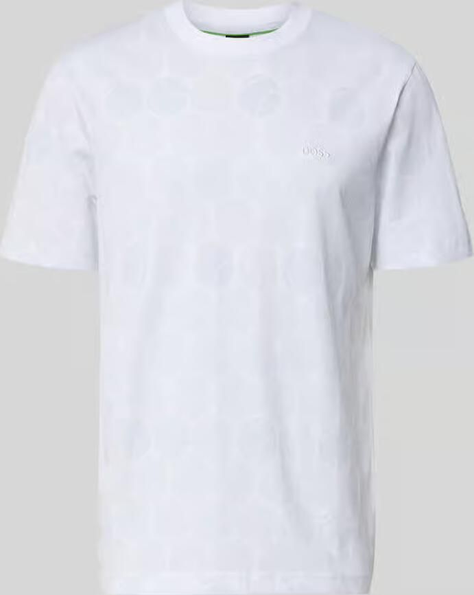 BOSS Green Regular fit t-shirt van puur katoen
