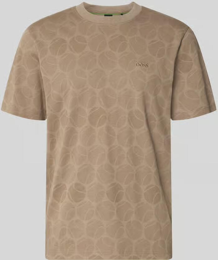 BOSS Green Regular fit t-shirt van puur katoen