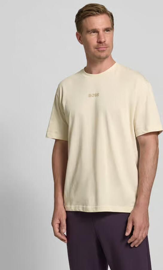 BOSS Green Regular fit T-shirt van puur katoen - Foto 2