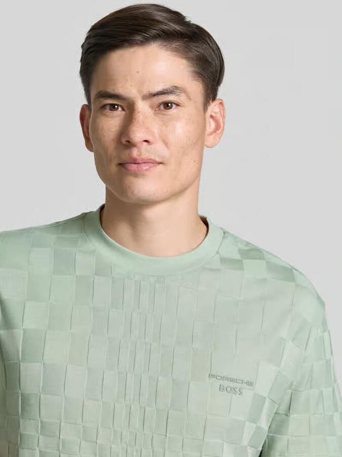 BOSS Green regular fit T-shirt van puur katoen model 'PS SPIRIT70' X PORSCHE - Foto 2