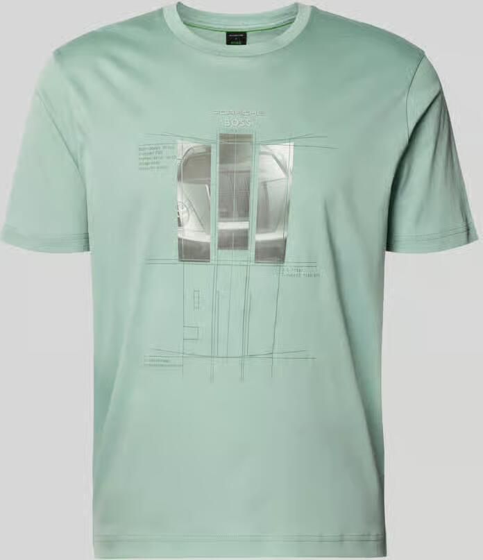 BOSS Green regular fit T-shirt van puur katoen model 'SPIRIT70' - Foto 2
