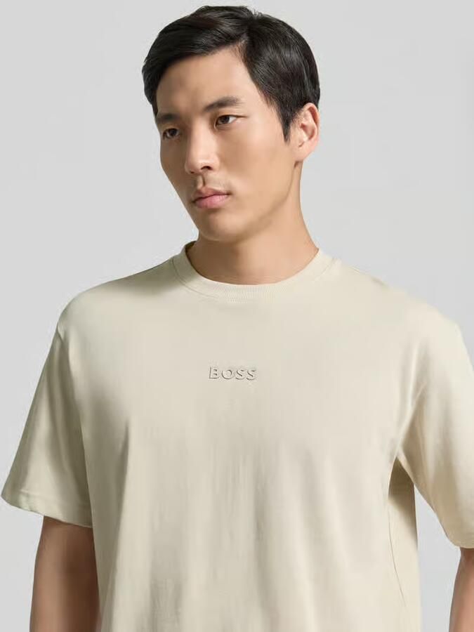 BOSS Green relaxed fit T-shirt van puur katoen model 'TEE 10'
