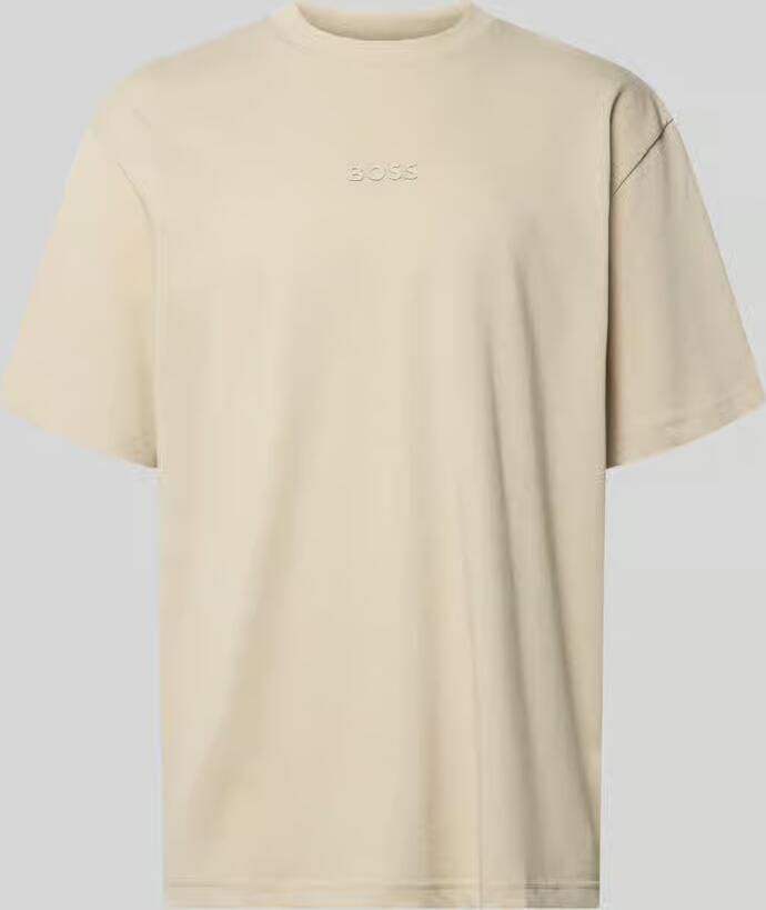 BOSS Green relaxed fit T-shirt van puur katoen model 'TEE 10' - Foto 3